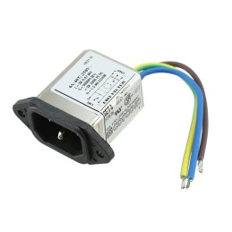 1 pcs : 1-6609014-1 - PWR ENT RCPT IEC320-C14 PNL WIRE