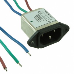 1 pcs : 1-6609014-2 - PWR ENT RCPT IEC320-C14 PNL WIRE