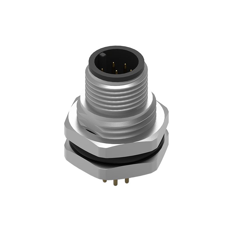 1 pcs : 643250100608 - WR-CIRC M12 - SCREW - CODING A -