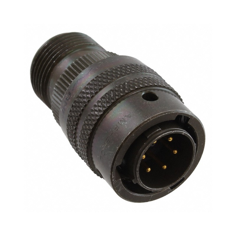 1 pcs : PT06A-10-6P - CONN PLUG MALE 6P GOLD SLDR CUP