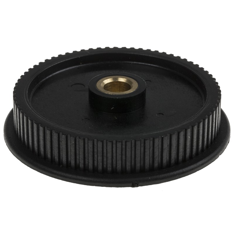 1 pcs - RS PRO Timing Belt Pulley, Brass, Glass Filled PC 6mm Belt Width x 2mm Pitch, 72 Tooth