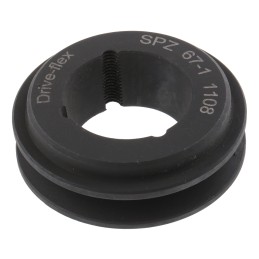 1 pcs - RS PRO Pulley, Cast Iron, Steel