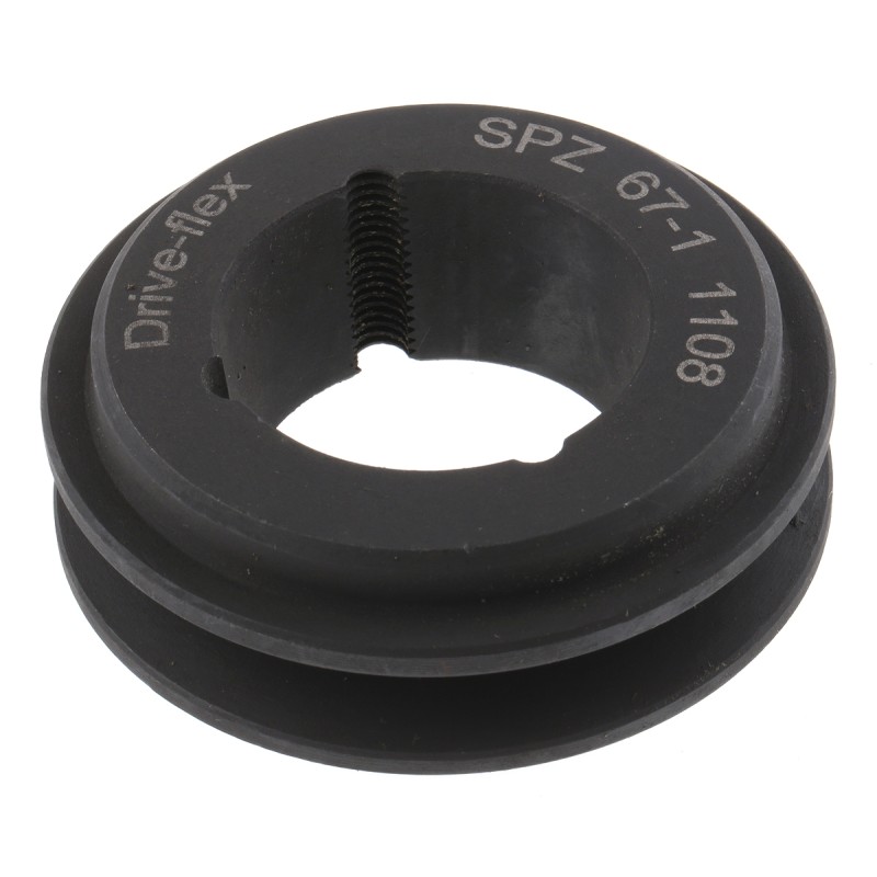 1 pcs - RS PRO Pulley, Cast Iron, Steel