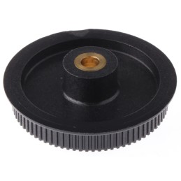 1 pcs - RS PRO Timing Belt Pulley, Brass, Glass Filled PC 6mm Belt Width x 2mm Pitch, 80 Tooth