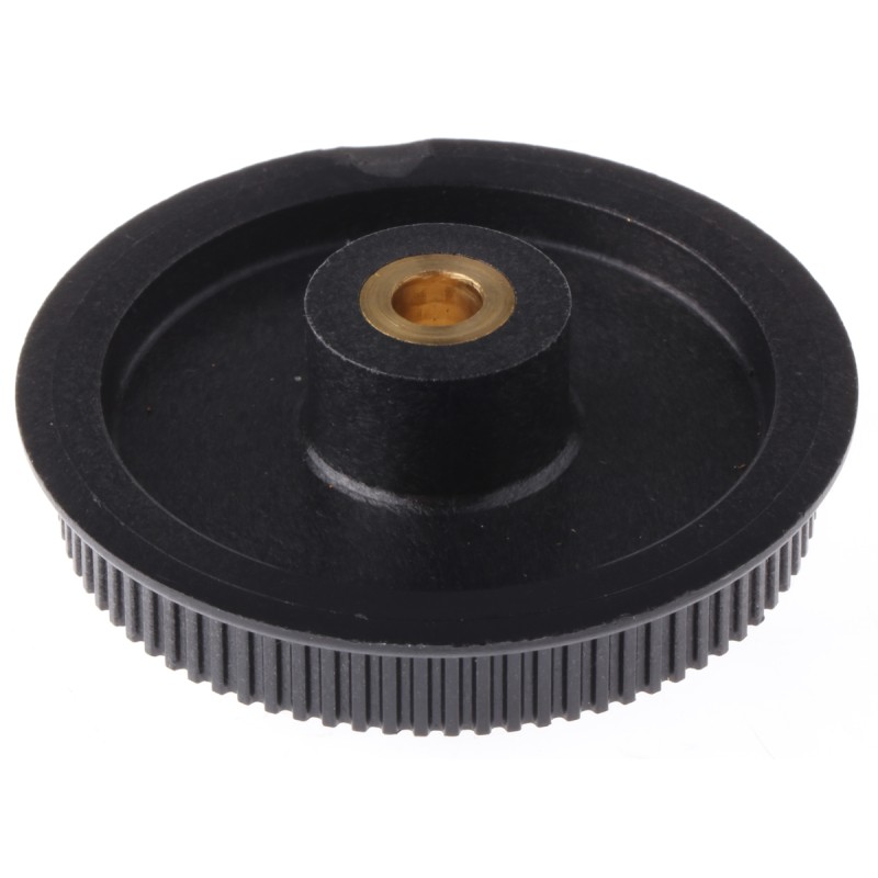 1 pcs - RS PRO Timing Belt Pulley, Brass, Glass Filled PC 6mm Belt Width x 2mm Pitch, 80 Tooth