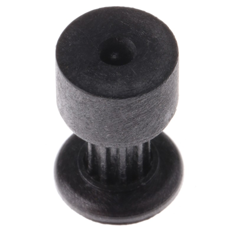 1 pcs - RS PRO Timing Belt Pulley, Glass Filled PC 6mm Belt Width x 2mm Pitch, 10 Tooth