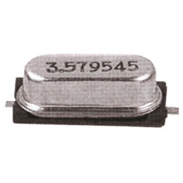 25 pcs - AKER 18.432MHz Crystal ±30ppm HC-49-US SMD 2-Pin 13.5 x 4.8 x 4.6mm
