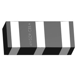 40 pcs - AWSCR-8.00CELA-C33-T3, Ceramic Resonator, 8MHz 33pF, 3-Pin, 3.2 x 1.3 x 1mm