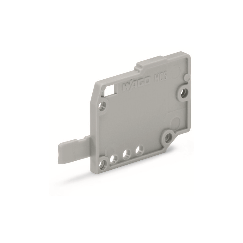 1 pcs : 231-100 - END PLATE 1.5 MM THICK GRAY