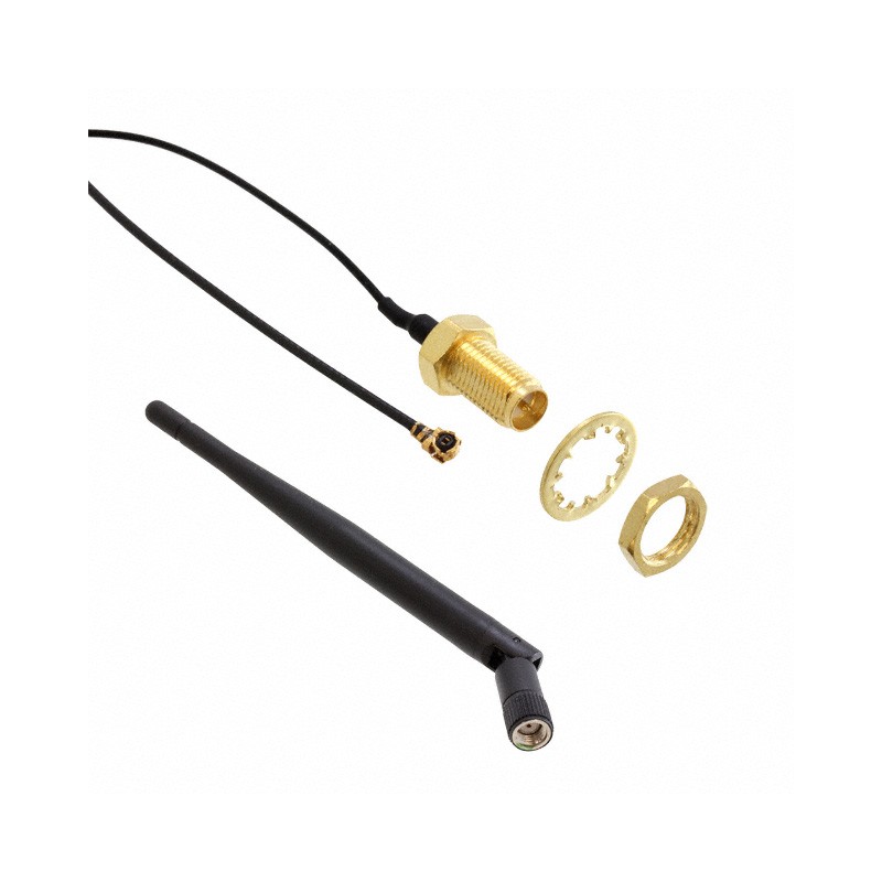 1 pcs : ANTP150A138045D2450BK - KIT EDM ANTENNA U.FL TO SMA