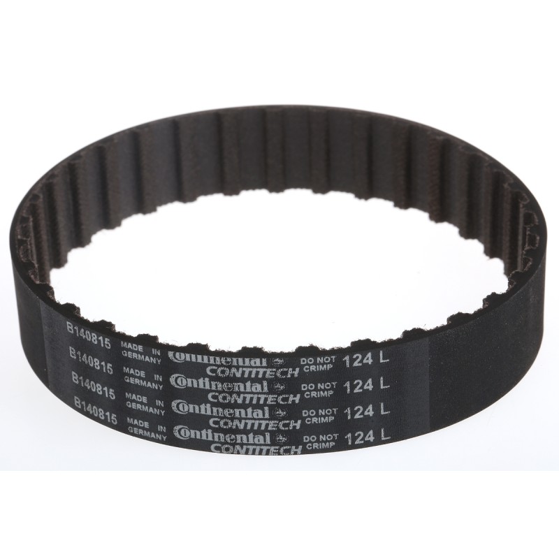 1 pcs - Contitech 124 L 075 Timing Belt, 33 Teeth, 314.33mm Length, 19.05mm Width