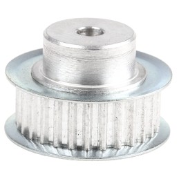 1 pcs - RS PRO Timing Belt Pulley, Aluminium 6mm Belt Width x 2.5mm Pitch, 28 Tooth