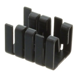 1 pcs : ATS-PCB1064 - HEATSINK TO-220 CLIP-ON BLACK