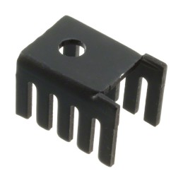 1 pcs : ATS-PCB1014 - HEATSINK TO-220 BLACK 6-32NUT