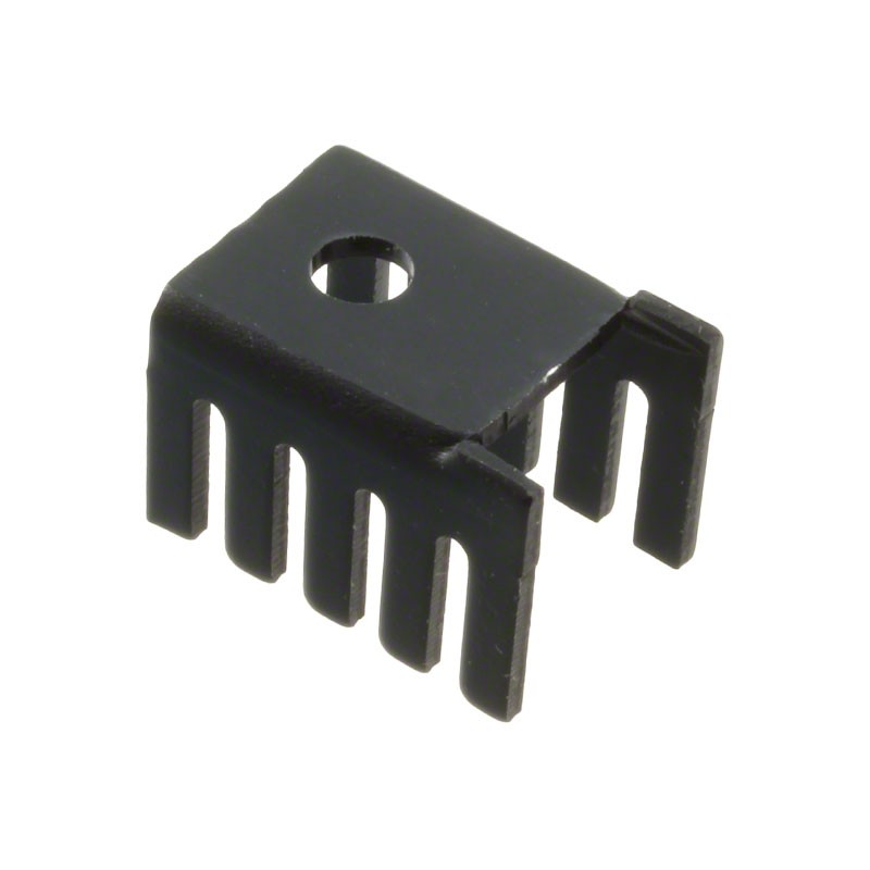 1 pcs : ATS-PCB1014 - HEATSINK TO-220 BLACK 6-32NUT