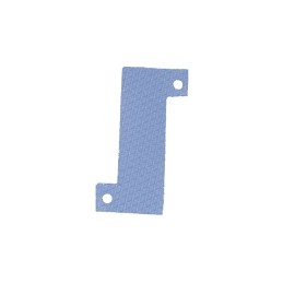 1 pcs : HS50-TP2 - THERM PAD 49.1X28MM BLUE