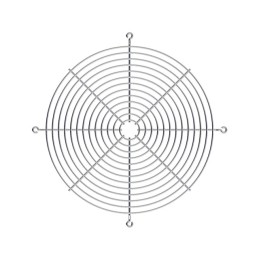 1 pcs : SC1000-W3 - 254MM ROUND FAN GUARD