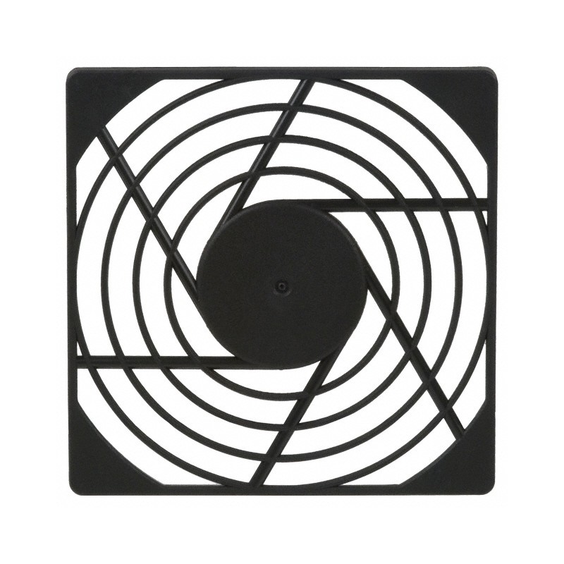 1 pcs : QSG-80-02 - FAN GUARD 80MM PLASTIC