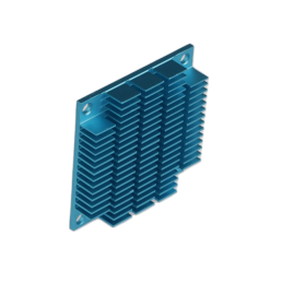 1 pcs : ATS-FPX050050010-11-C3-R0 - HEATSINK 50X50X10MM XCUT FP