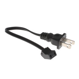 1 pcs : 07145-6P - FAN CORD W/ WALL PLUG 6'