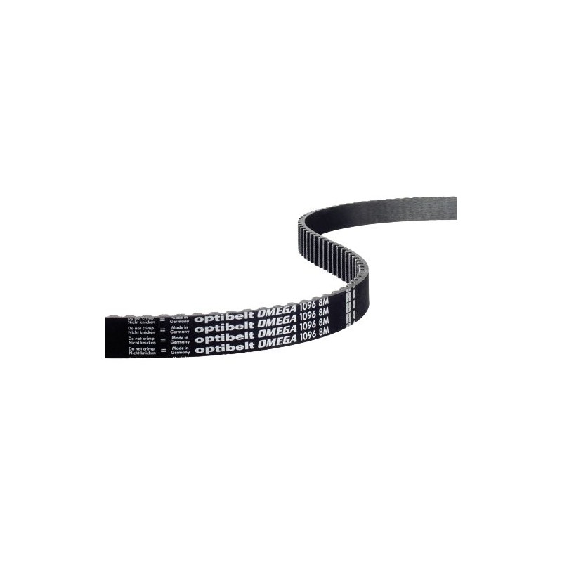 1 pcs - OPTIBELT 608 8M 20 Timing Belt, 76 Teeth, 608mm Length, 20mm Width