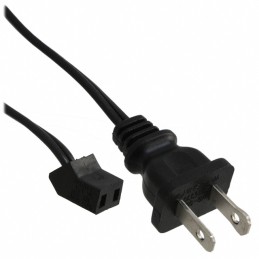 1 pcs : C45-48P - FAN CORD 45DEG W/AC PLUG