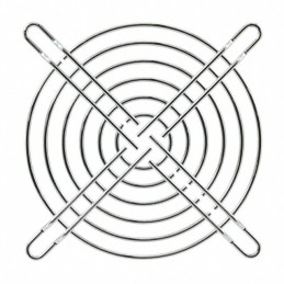 1 pcs : 109-049E - 80MM FAN GUARD SILVER
