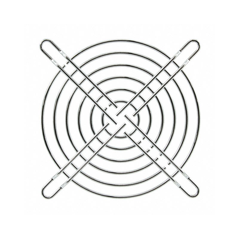 1 pcs : 109-049E - 80MM FAN GUARD SILVER