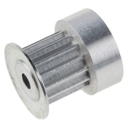 1 pcs - RS PRO Timing Belt Pulley, Aluminium 6mm Belt Width x 2.5mm Pitch, 15 Tooth