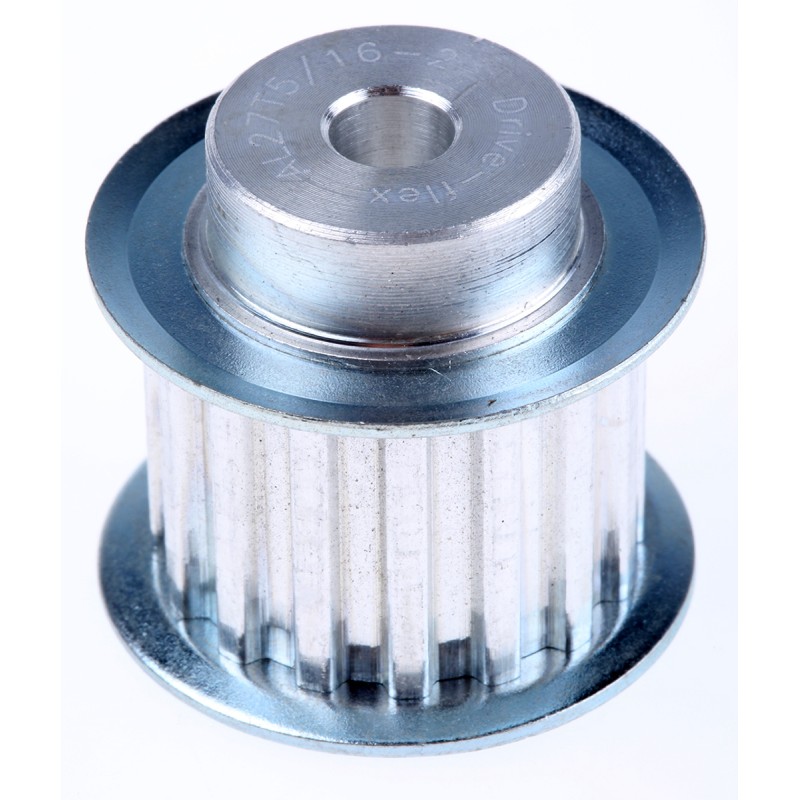 1 pcs - RS PRO Timing Belt Pulley, Aluminium 16mm Belt Width x 5mm Pitch, 16 Tooth