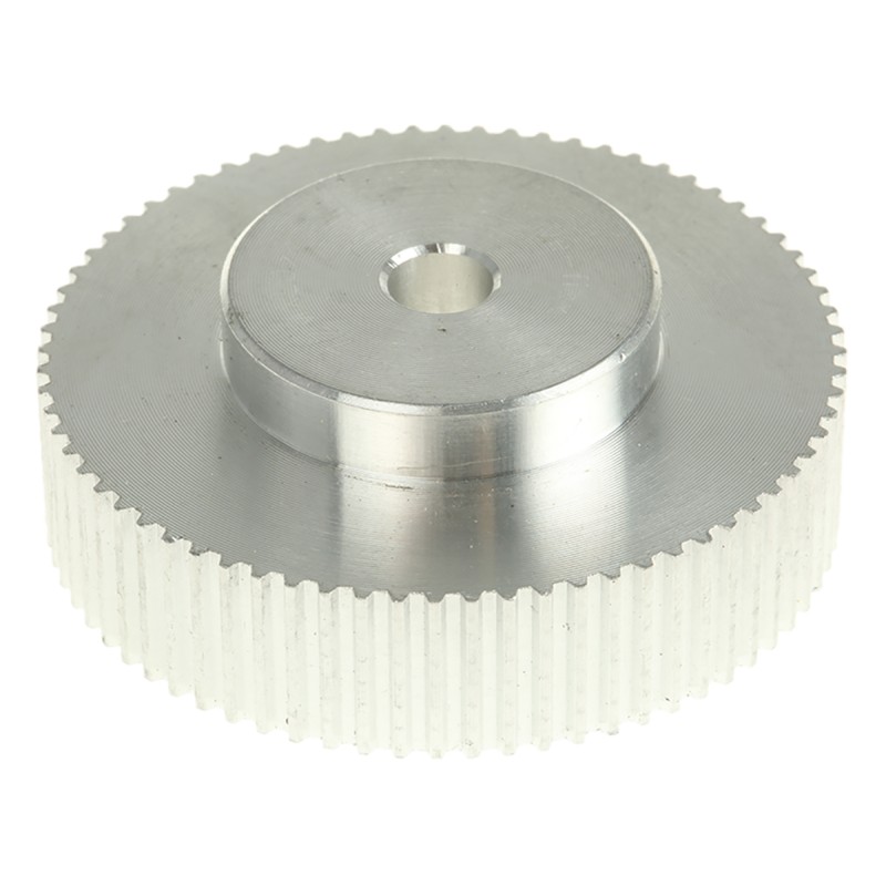 1 pcs - RS PRO Timing Belt Pulley, Aluminium 6.4mm Belt Width x 2mm Pitch, 72 Tooth