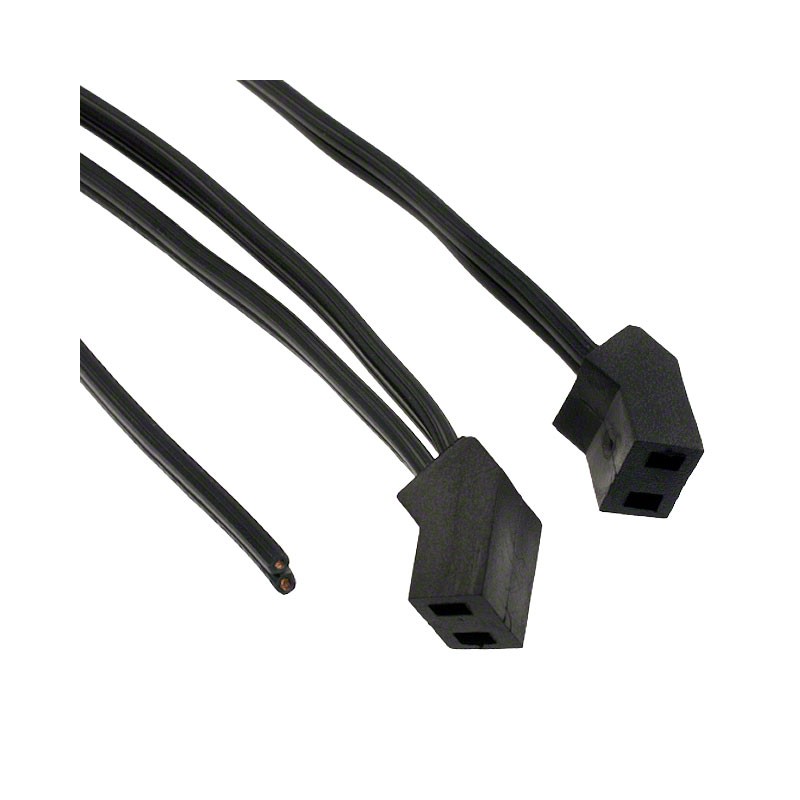 1 pcs : C45-2DC-24 - FAN CORD 45DEG 2POS 24'