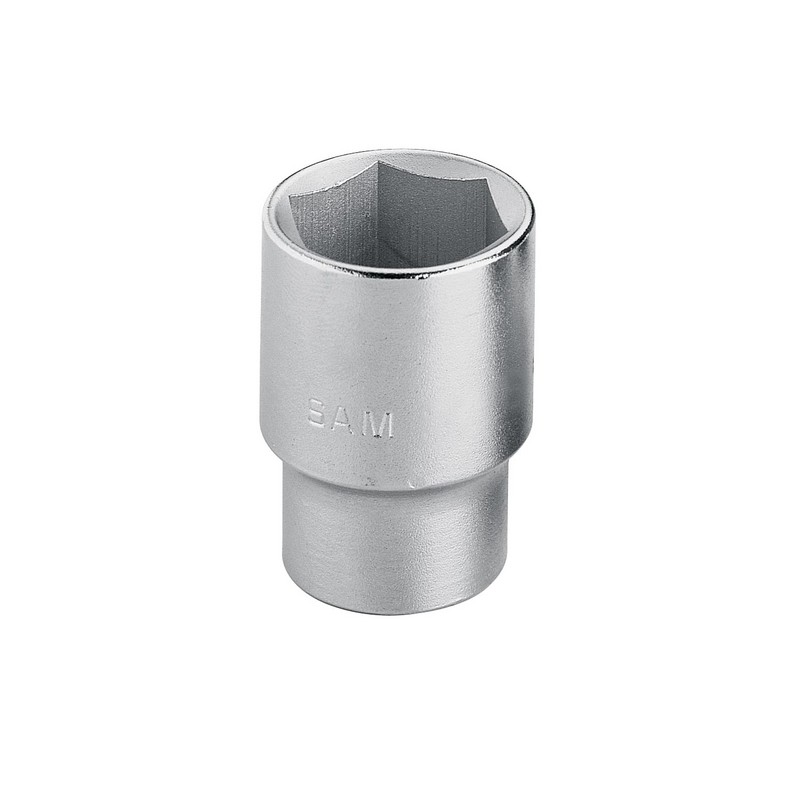 1 pcs - SAM 19mm, 1/2 in Drive Impact Socket Hexagon, 80 mm length