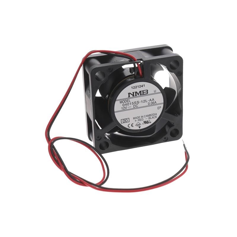 1 pcs : 04015SS-12L-AA-00 - FAN AXIAL 40X15MM 12VDC WIRE