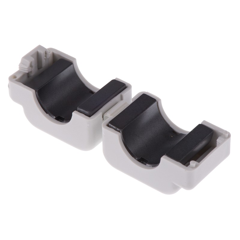 40 pcs - Wurth Elektronik Openable Ferrite Sleeve with key, 40 x 20 x 30mm, For Computer Data and Power Cable, Mounting on