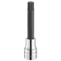 1 pcs - Facom 1/2 in Drive Bit Socket, XZN Spline Bit, M10, 100 mm Overall Length