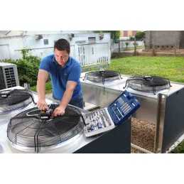 1 pcs - Expert by Facom 98-Piece Metric 1/2 in, 1/4 in Deep Socket/Standard Socket/Bit Set with Ratchet, 6 point, e-Torx, Hex