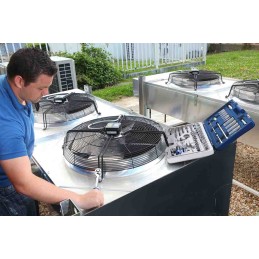 1 pcs - Expert by Facom 98-Piece Metric 1/2 in, 1/4 in Deep Socket/Standard Socket/Bit Set with Ratchet, 6 point, e-Torx, Hex