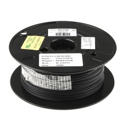 1 Reel of 100 M - TE Connectivity FlexLite Series Black 1.5 mm² Equipment Wire, 16 AWG, 19/0.32 mm, 100m, Polyolefin Insulation