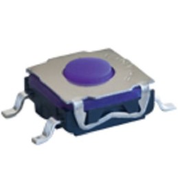 10 pcs - IP67 Silver Standard Tactile Switch, SPST 20 mA Surface Mount