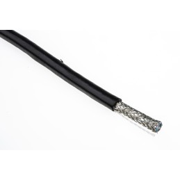 1 Reel of 30 M - Alpha Wire Twisted Pair Data Cable, 2 Pairs, 0.23 mm², 4 Cores, 24 AWG, Screened, 30m, Black Sheath