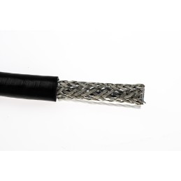 1 Reel of 30 M - Alpha Wire Twisted Pair Data Cable, 2 Pairs, 0.23 mm², 4 Cores, 24 AWG, Screened, 30m, Black Sheath