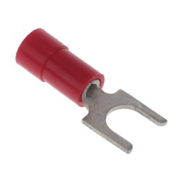 1 pcs : 0191310034 - CONN SPADE TERM 18-22AWG 10 RED