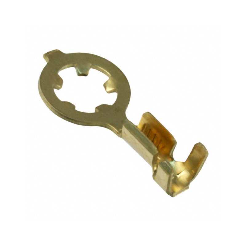 1 pcs : 61436-1 - CONN RING OVAL 16-22AWG CRIMP