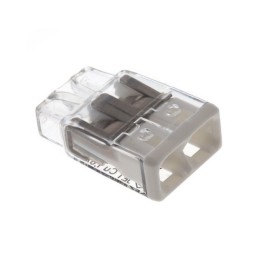 1 pcs : 2773-402/VE00-2500 - PUSHWIRE SPLICING CONNECTOR 2-