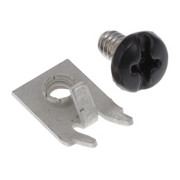 1 pcs : 8184-3 - 60 SCREW TERMINAL W/ BLACK SCREW