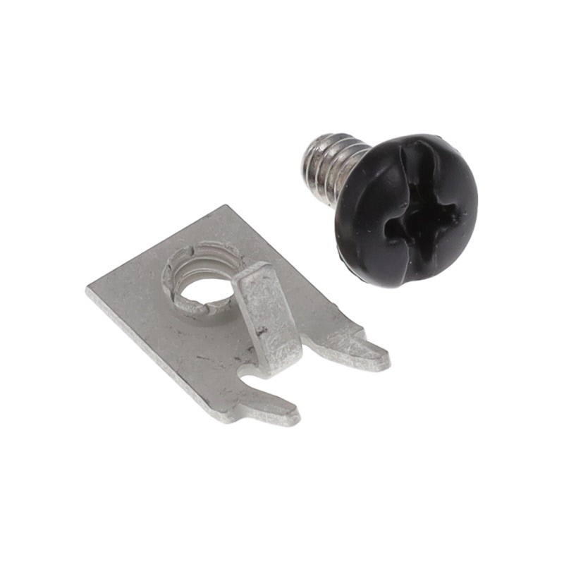 1 pcs : 8184-3 - 60 SCREW TERMINAL W/ BLACK SCREW