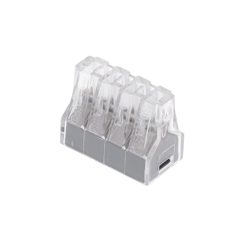 1 pcs : 773-108/VE00-2500 - PUSHWIRE SPLICING CONNECTOR 8-