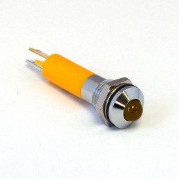 1 pcs - CML Innovative Technologies Panel Mount Indicator, 8mm Mounting Hole Size, Solder Tab Termination, IP67