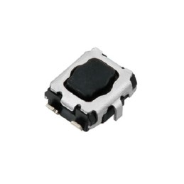 10 pcs - White Push Plate Tactile Switch, SPST 20 mA Surface Mount